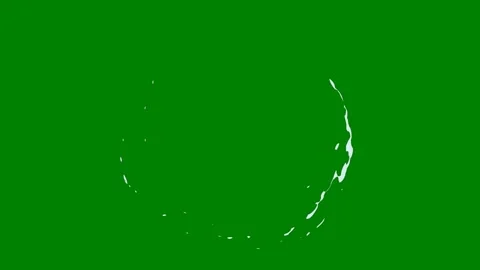 A glowing fluid wave effect transitioning on green screen ideal Stock Footage 301386197