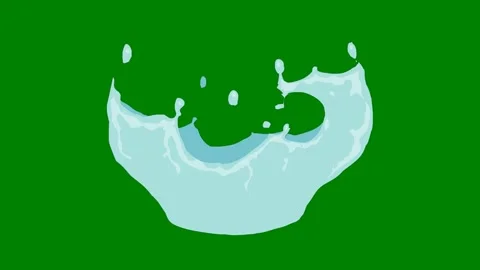 A glowing fluid wave effect transitioning across green screen perfect Video stock 301386329