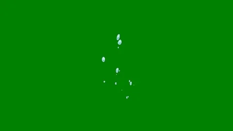 A glowing fluid wave transitioning on green screen perfect for smooth Video stock 301386335