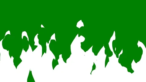 A glowing fluid wave transitioning on green screen ideal for dynamic Stock Footage 301386815