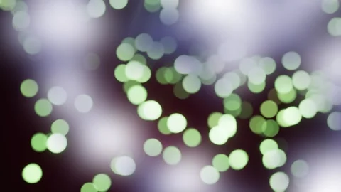 Glowing flying random blurred christmas balls decorations. Holiday moving sm Stock Footage 249420159