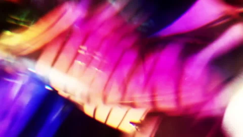 Glowing Forms: Dots and Geometric Shapes in a Luminous Flow Stock Footage 303503600