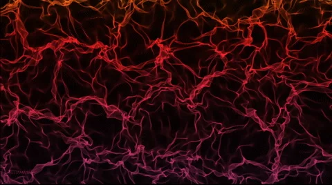 Glowing fractal loop with lights Stock Footage 61343777