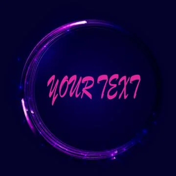 Glowing frame. Vector illustration EPS 10 Stock Illustration