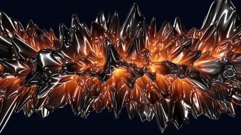 Glowing futuristic cityscape with sharp angular buildings Vídeos de archivo 275596457