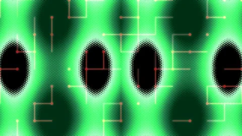 Glowing futuristic digital circuitry data flow connection technology backgr.. Stock Footage 339494700