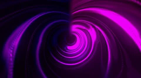 Glowing futuristic tunnel, computer generated. 3d rendering abstract background Illustrazione stock