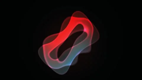 Glowing gear and infinity loop animations. Stock Footage 334687576