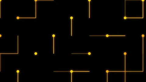 Glowing geometric abstract network lines connecting points, tech digital ba.. Stock Footage 337705709