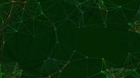 Glowing geometric data flow network background for futuristic technological.. Stock Footage 341056843