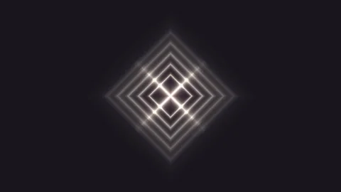 Glowing Geometric Diamond Pattern Seamless Loop Stock Footage 340757140