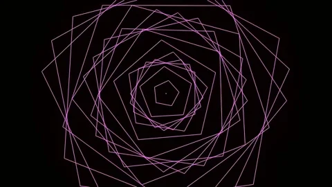 Glowing Geometric Network Structure Creating Complex Abstract Data Patterns.. Stock Footage 337161663