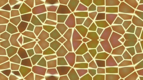 Glowing geometric pattern with mosaic look. Abstract background Stock Footage 331643051