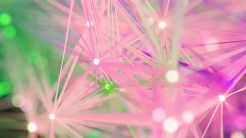 Glowing Geometric Plexus Abstract Motion Background with Floating Light Nodes 库存影片 331110229
