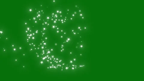 Glowing Glitter Trail with Starry Night Particles and Circle Sparkle 4K Loop Stock Footage 347096538