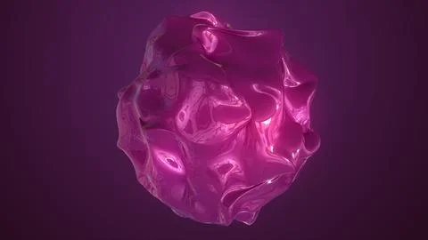 Glowing globe, blooming dark red rose, beautiful 3d animation. shine round .. Illustration