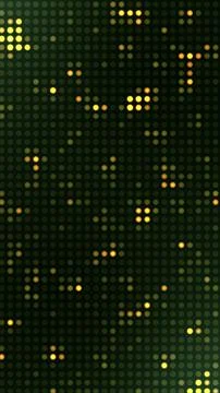 Glowing gold LED matrix grid background vertical digital texture イラスト素材