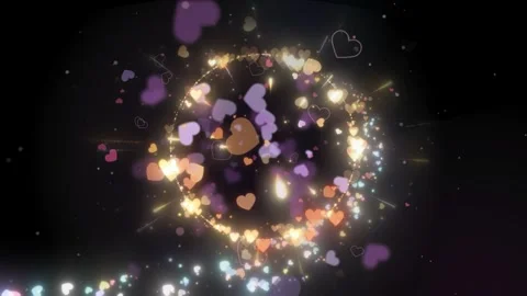 Glowing Gold Lines on Dark Background, Abstract Motion Effect Stock Footage 336661912