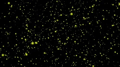 Glowing gold particle dust floating and glowing abstract background animation Stock Footage 345099528