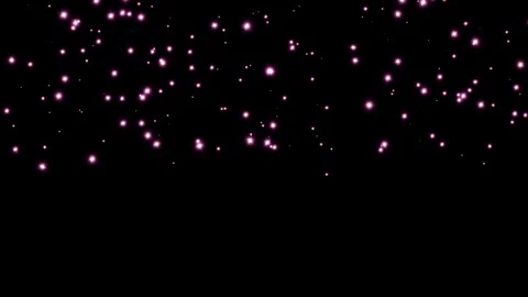 Glowing Gold Particles and Sparkles Falling Down. Видео 337016673