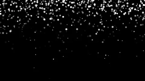 Glowing Gold Particles and Sparkles Falling Down. 動画素材 337016679