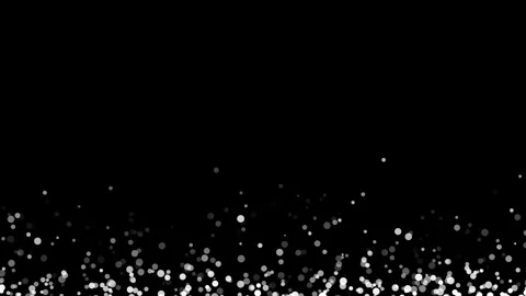 Glowing Gold Particles and Sparkles Falling Down. Video stock 337016680