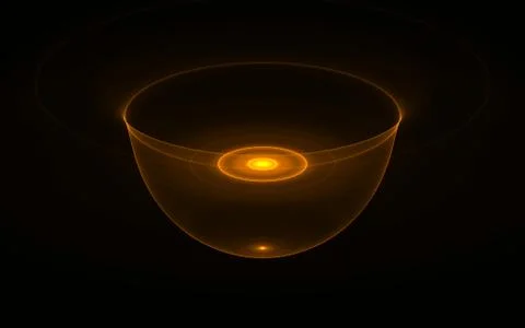 Glowing golden cup Stock Illustration