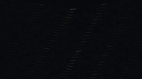 Glowing golden data lines moving on a dark digital grid background Stock Footage 336994493