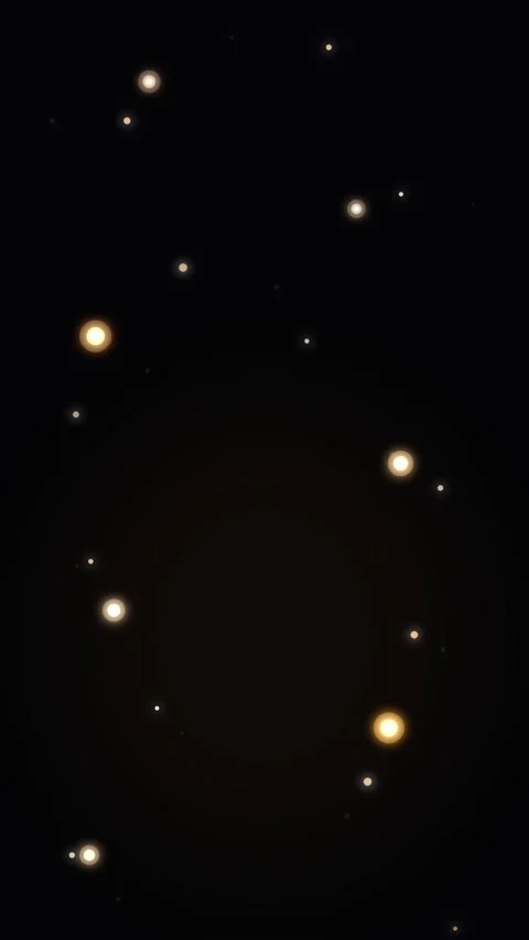 Glowing golden glitter magic dust particles twinkling on black background Stock Footage 346738398
