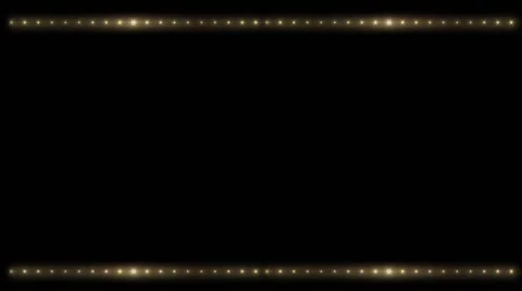 Glowing Golden LED Stripes Stock Footage 49922661