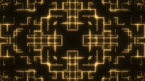 Glowing Golden Lines Background Video stock 247769968