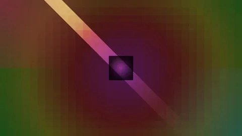 A glowing golden orb centered on a vibrant green digital grid background Stock-Footage 335117350