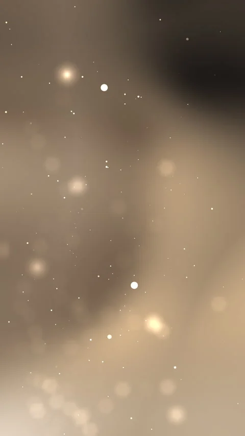 Glowing Golden Particles Floating in Soft Abstract Light Background 스톡 동영상 333982757