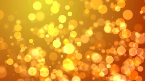 Glowing golden particles Stock Footage 82251404