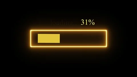 Glowing golden rectangular outline against a dark background, Modern and el.. Stock Footage 337567227