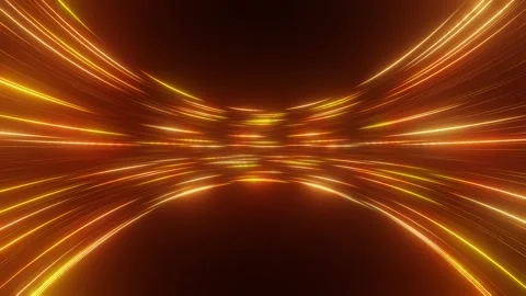 Glowing Golden Speed Lines Animation Stock Footage 340569843