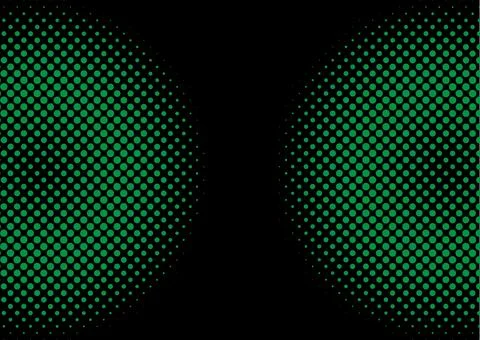 Glowing green abstract dotted texture Stock Illustration