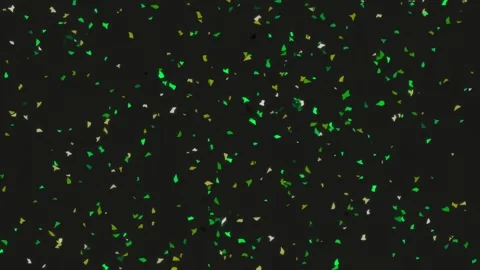 Glowing green abstract particles background loop for sci-fi magic effect Stock Footage 342205972