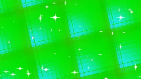 Glowing green backdrop with bright white star bursts Stock Footage 331643092