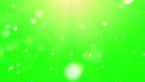 Glowing green background with falling particles Видео 337924190