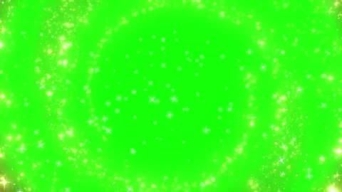 Glowing green background with sparkling fireworks Stock Footage 337629766