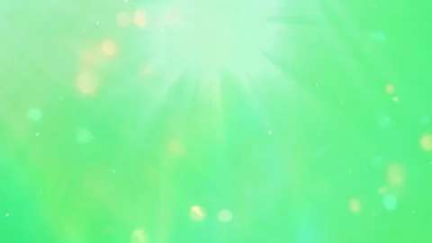 Glowing green background with sparkling light effects Stock Footage 338237919
