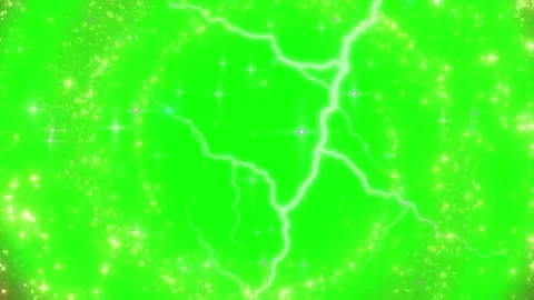 Glowing green background with sparkling lights Video stock 337450235