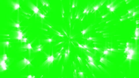 Glowing green background with white light effects Video stock 337449535