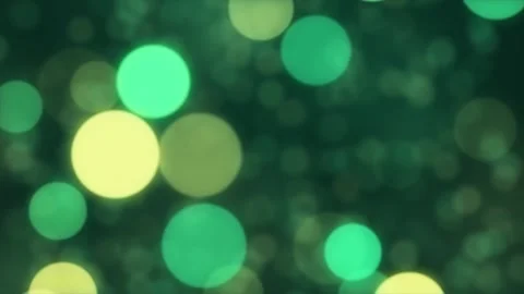 Glowing Green Bokeh Background Видео 331627786