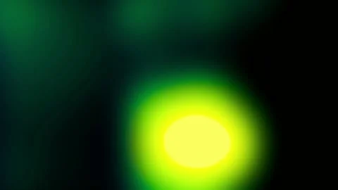 Glowing green bokeh light effect background. Soft abstract lens flare for creati Видео 334309097