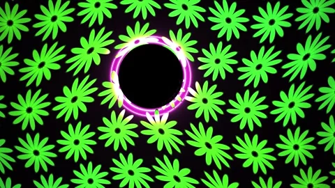 Glowing green cannabis leaf background texture. Stock Footage 337507668