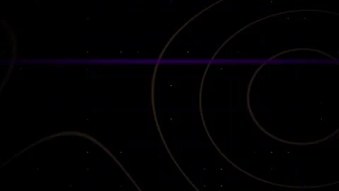 Glowing green circle on black background. Stock Footage 340019373
