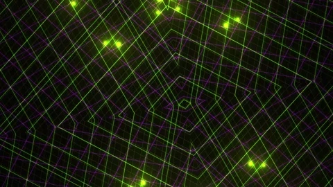 Glowing green circuit board patterns technology. Stock Footage 335356710