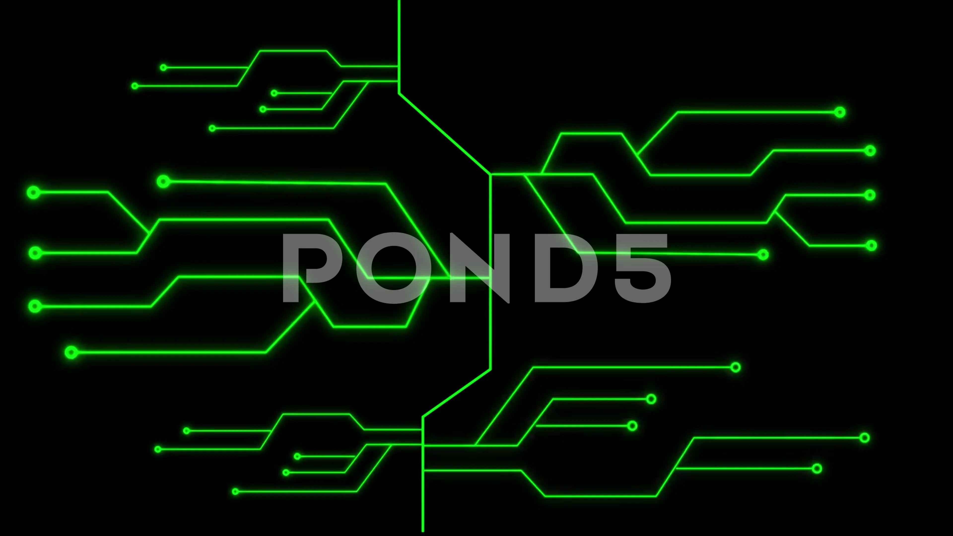 green motherboard background